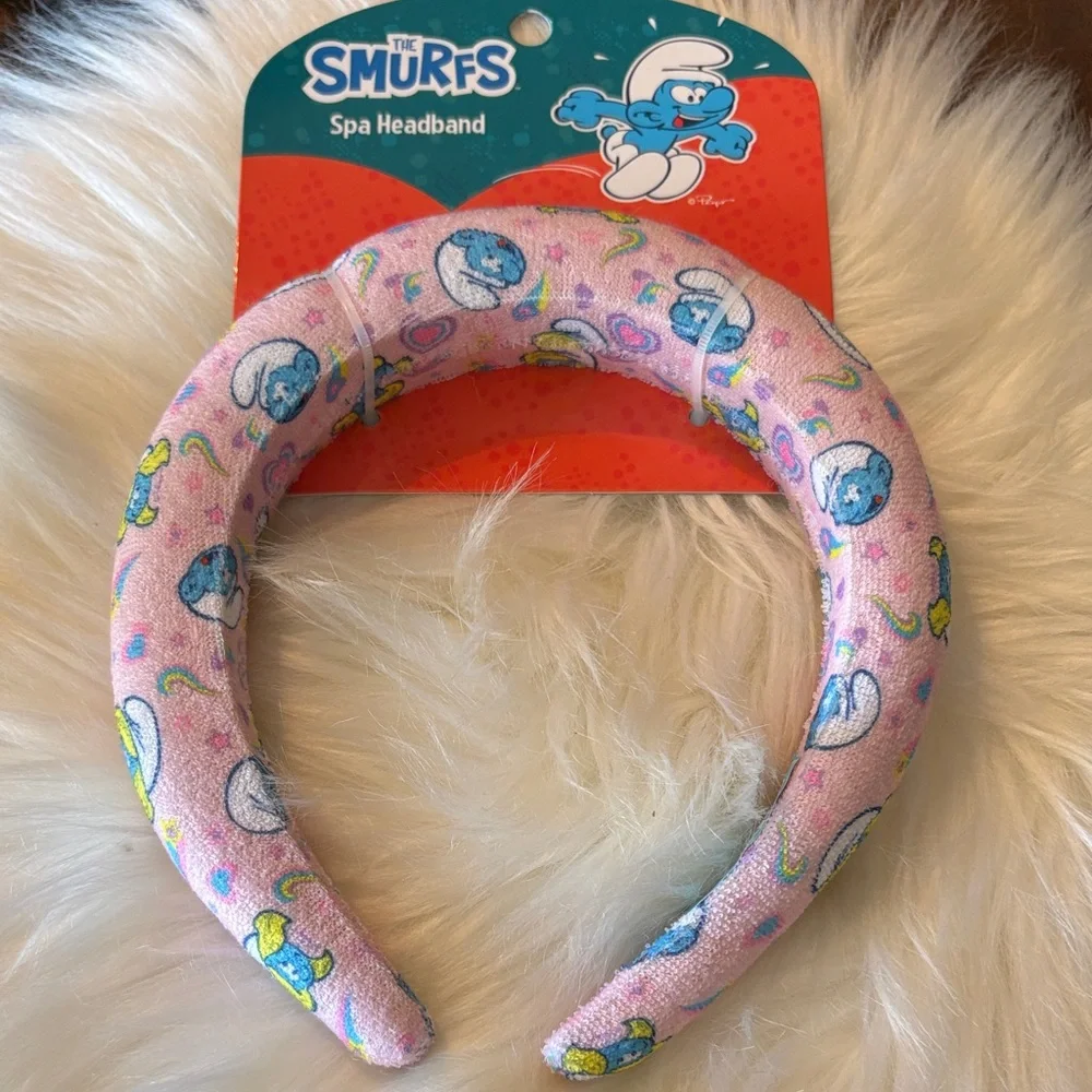 The Smurfs Spa Headband Set - Blue and Pink